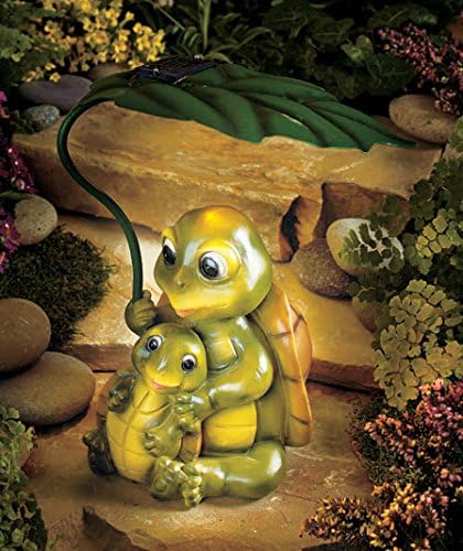 Turtle Mom and Baby Garden Yard Statue