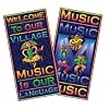 Music and Welcome to Our Village poster set