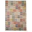 Christmas Stamps American Holiday Cavallini Papers Gift Wrap 20 by 28 inches