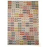 Christmas Stamps American Holiday Cavallini Papers Gift Wrap 20 by 28 inches