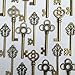 Salome Idea Mixed Set of 30 Large Skeleton Keys - Set of 30 Keys (Bronze Color)