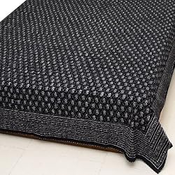 Cotton Coverlet Block Print Bedspread Size Queen (bcov561)
