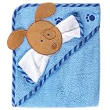 Luvable Friends Fancy Hooded Bath Wrap, Blue