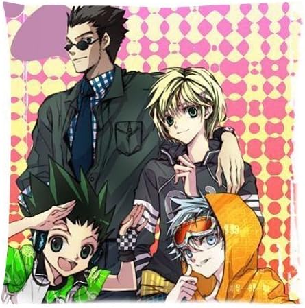 Hunter X Hunter Gon Freecss Killua Zoldyck SKCASE Pillow Cases 18 inch by Rainy man Pillow Case Cover (Two sides)