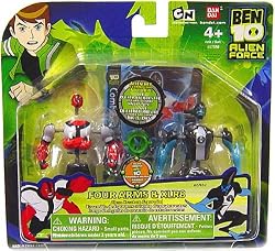Ben 10 (Ten) Alien Creation Chamber Mini Figure 2-Pack Four Arms and amp; XLR8