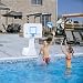 Dunnrite PoolSport 2 in 1 Swimming Pool Basketball Hoop and Volleyball Combo Set