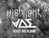初回限定版 BEAST Highlight 正規3集 (数量限定ミニフォト冊子&翻訳&イベントコード付） ( 韓国盤 ) (初回限定特典8点) (韓メディアSHOP限定)