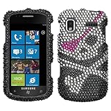 Bling/Crystal Diamante Protector Hard Case for Samsung Focus i917 - Skull D ....