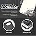 DesignSkin iPhone 7 Case Design Skin Slider [S1] Card Slot Shock Absorption Shockproof 3-Layer Protective Cover/Holder/Wallet Case/Heavy Duty Bumper - Pearl White