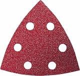 Bosch Klett 5 x Schleifpapier Deltaschleifer 93 mm Red Wood Korn 40