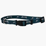 Philadelphia Eagles Adjustable Pet Dog Collar (Large)