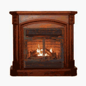 World GFN4311 Fireplace Natural Gas 40,000 BTU Coffee Color