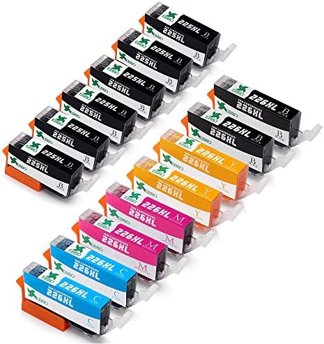 EBBO Replacement for Canon PGI-225 CLI-226 Ink Cartridge High Yield 14 Pack Compatible with Canon Pixma MX892 MX882 MX712 MG5320 MG5220 MG6220 MG8220 MG6120 MG6110 MG5210 IX6520 IP4820 MG8120