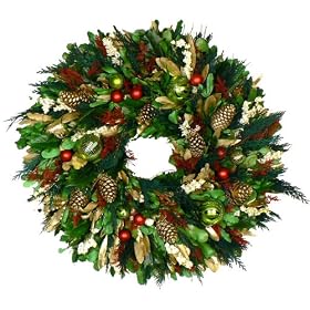 Winter Elegance Wreath - 22"