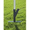 "THE ORIGINAL UMBRELLA STAND" - USE ANYWHERE, SAND/GRASS/SOIL-STEEL COLOR BLUE WITH THUMBSCREWS