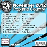 All Star Karaoke November 2012 Pop and Country Hits A (ASK-1211A)