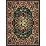 Radici USA Multicolor II 8 x 11 Navy Area Rug