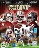 Joe Montana, Steve Young & Jerry Rice Autographed/Hand Signed SF 49ers 8x10 Photo in Blue PSA/DNA