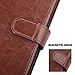 ULAK Galaxy S5 Case, Samsung S5 Wallet Case, Fashion PU Leather Magnet Wallet Flip Case Cover with Built-in Credit Card/ID Card Slots for Samsung Galaxy S5 SV Galaxy S V i9600-Brown