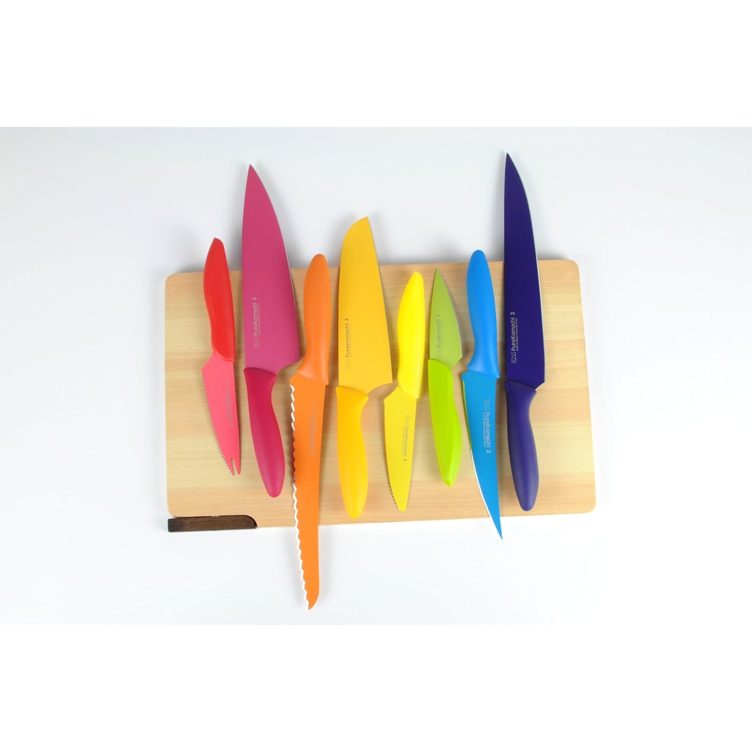 Pure Komachi 2 Series 9-Piece Knife Set with Block