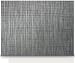 Adhoc - TX04 - Table mat MAURITIUS, vinyl, gray, 47 x 35 cm