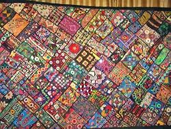 Wall Decor Gujarati Wall Hanging Throw Patchwork Tapestry 78"