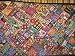 Wall Decor Gujarati Wall Hanging Throw Patchwork Tapestry 78"