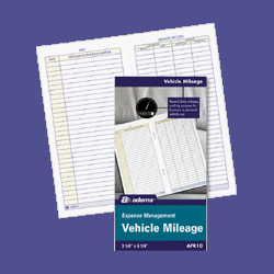 61kNXRBuiTL. SL500 AA250  Vehicle Mileage Log Book, 32 Pages, 3 1/4x6 1/4, White  Category: Tax and Accounting Forms