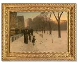 Childe Hassam, Boston Common at Twilight