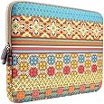 PLEMO Bohemian Style Canvas Fabric 14 Inch Laptop / Notebook Computer Sleeve Case Bag Cover, Sunlight Garden