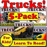 Trucks! 5-Pack of Truck eBooks - Big Trucks Doing Hard Work! (Over 230+ Photos of Awesome Trucks Working With Photo Descriptions)