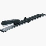 5 Star Stapler Long Arm Full Strip 320mm Reach Capacity 25 Sheets Black Ref 918656