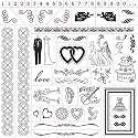Fiskars Stempelmuster Hochzeit