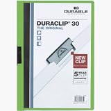 Klemmmappe 2200-05 DURACLIP 30 A4 grün FÜR 30 BLATT TRANSP. DECKBLATT