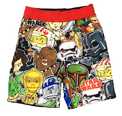 Disney Star Wars Little Boys Toddler Character Swim Trunks