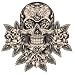 Skull with Roses - 36