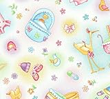 SheetWorld Fitted Pack N Play (Graco) Sheet - Baby Girl Toys - Flannel - Made In USA