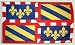 Drapeau France Bourgogne - 90 x 150 cm