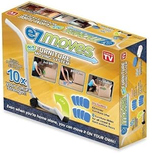EZ Moves Furniture Moving System with Lifter Tool & 8 Slides