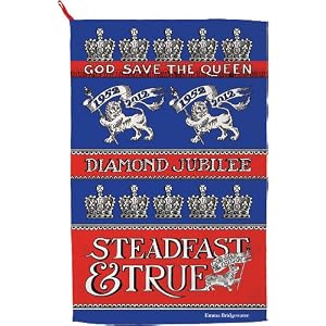 Emma Bridgewater Diamond Jubilee Queen Elizabeth II Dish Cloth (Steadfast and True) Emma Bridgewater Diamond Jubilee Queen Elizabeth II Dish Cloth (Steadfast and True)