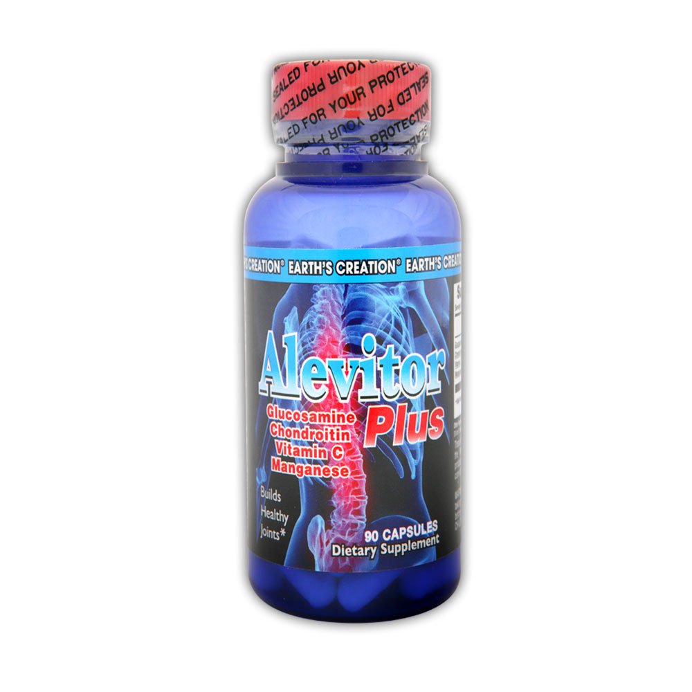 Earth's Creation Alevitor Plus - Glucosamine, Chondrotin, Collagen, Vitamin C, MSM - 90 Capsules
Earth's Creation Alevitor Plus - Glucosamine, Chondrotin, Collagen, Vitamin C, MSM - 90 Capsules