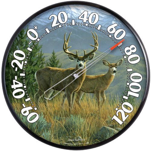 Chaney Instruments Acu-Rite 01737 12.5-inch Deer Thermometer