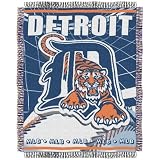 Detroit Tigers 48x60 Jacquard Acrylic Throw