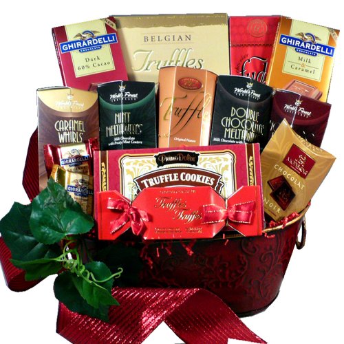 Decadent Chocolate Truffles and Delightful Chocolate Treats Gift Basket