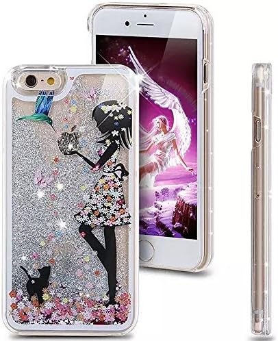 iPhone 6 Case, DoDo PangTM Case for iPhone 6 4.7" (2014 Version),Liquid Hard Case for iPhone 6/6S, Cover for iPhone 6,Cute Iphone 6 case ,Fashion Creative Design Flowing Liquid Floating Swimming Dolphins Hard Case