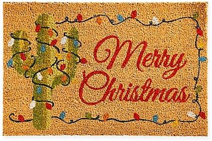 Christmas Cactus 18-Inch x 28-Inch Door Mat