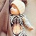 Lovely Newborn Kids Baby Boy Girl Infant Tiger Print Jumpsuit Rompers (Size:12M, Gray)