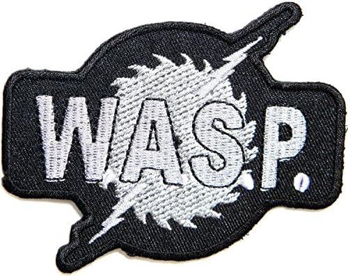 3.5" Wide x 2.5" Tall W.A.S.P. Music Band Heavy Metal Punk Rock Logo Sign Patch
