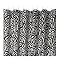 Zebra-Print Shower Curtain