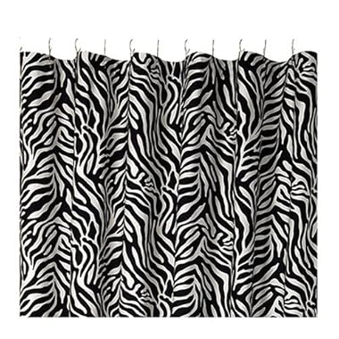 Product Image Zebra-Print Shower Curtain